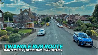 Scenic bus route covering Canterbury, Herne Bay and Whitstable - Stagecoach Triangle Route ▶️ 🚌