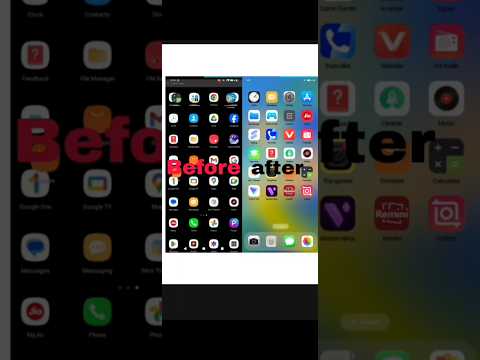 How to change control center in redmi A3x / Redmi A3X Android Ko iphone Kaise Banaye#control#center