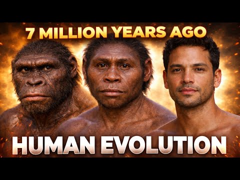 Timelapse Evolution: Human Ancestors from 7 Million Years Ago to Today | AI & Evolution