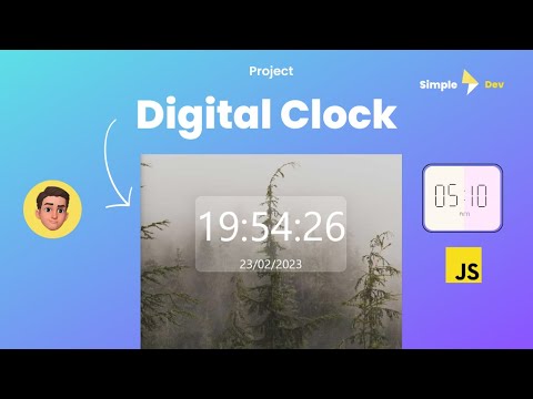 How To Build Your Own Digital Clock - JavaScript Tutorial
