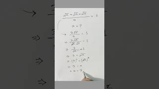 find the value of a #shorts #maths #mathstricks #mathematics #mathsolutions #mathskills