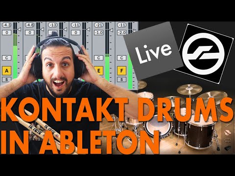 How to route audio from Kontakt drummer to Ableton