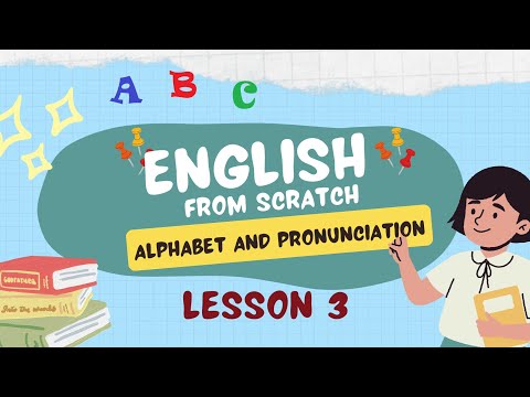 English for Beginners from Scratch | Alphabet and Pronunciation | Lesson 3