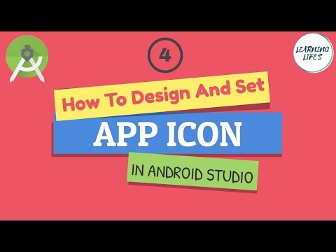 How To Design And Set App Icon In Android Studio|Android Tutorials For Begineers