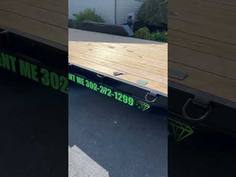 Getting our new trailers lettered up! #partyrental #trailerrental #equipmentrental @TrailerHustle