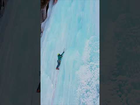 Beautiful and Scary Ice Climbing