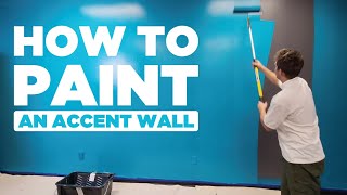 How to paint an accent wall | Step by step | EASY!