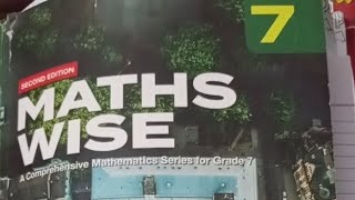 Mathwise class 7th unit 1 exercise 1a complete question 1