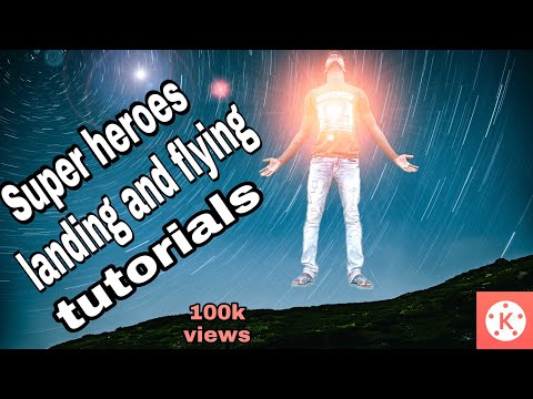 Super man landing and flying tutorial video