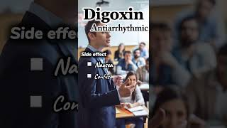 Short review of Digoxin | Indication | side effects #learningpharmacy #learnquickly  #digoxin