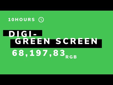 digigreen screen  - 10h - (16:9) - NO Sound - a simple digigreenscreen for 10 hours [screen tools]