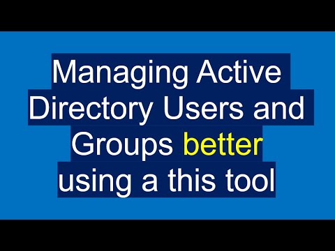 Active Directory Users and Group Manager Tool #shorts