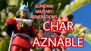 GUNDAM MILITARY GENERATIONS CHAR AZNABLE FIGURE REVIEW #gundam #charaznable #megahouse