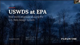 Real-world example of using the U.S. Web Design System