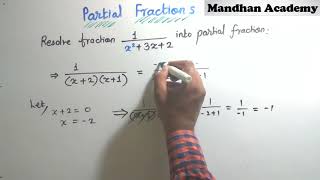 Partial Fractions | Basics | Shortcut | PreCalculus | CLASS 12 | IIT JEE Maths Tricks | Di