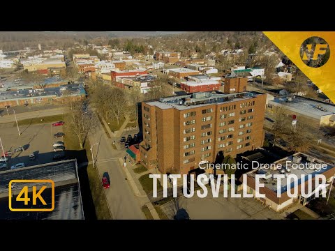 Titusville, PA | 4K Drone Footage ~ Titusville Part 3 | Cinematic Flyover with DJI Mavic 2