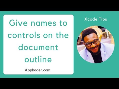 Give names to controls on the document outline