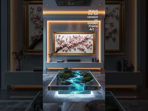 🌸 Cherry Blossom Elegance | Golden Frame Art TV | 4K Relaxing Ambience