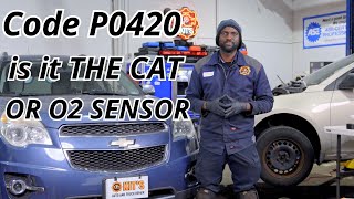 How to Diagnose & Fix Code P0420 Catalyst System Efficiency Below Threshold - Chevy Equinox