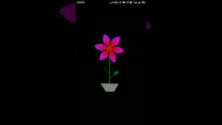 Flower design using Python | source code is in description #shorts