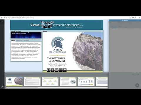 Ares Strategic Mining Inc. presenting at the Virtual Investor Conferences (June 2020)