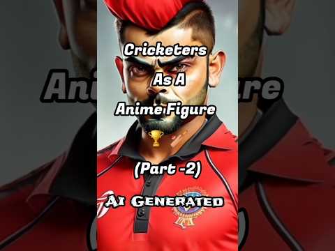 Cricketers as Anime figures (P-2) 🏏🤩- Ai generated #ai #leonardoai #midjourney #ipl