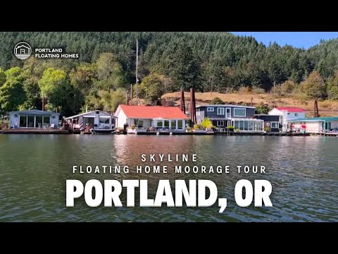 Skyline Moorage | Portland Floating Homes! (Multnomah Channel Floating Homes)