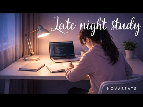 3 Hour Late Night Study | Calm Lofi | Deep Focus & Concentration