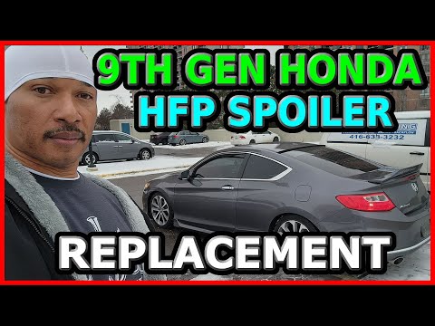 9th Gen Honda Accord HFP Trunk Spoiler Discontinued, Audi A3 Trunk Spoiler Replacement