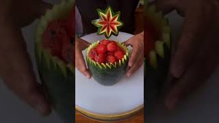 Creative Fruit & Veggie Decoration Ideas 🍉🍌🍅 - Art Carving Fruit - Fruit Cutting #tiktok #shorts