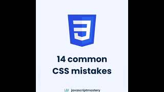 CSS Mistakes - Common