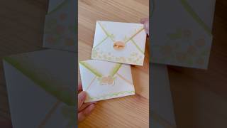 How to make a diy envelope 🌿💌 #diypaper #papercraft #handmadegifts