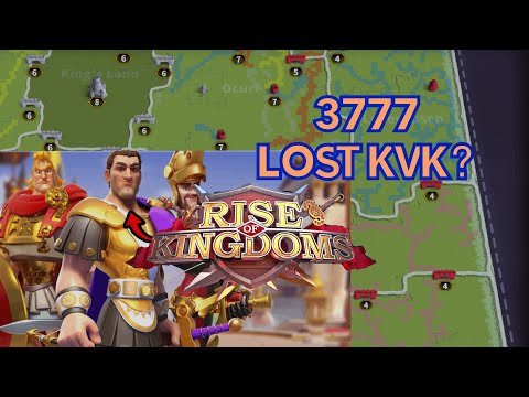 3777 Lost KVK? (3777 vs 3772) KVK 2 | Rise of Kingdoms