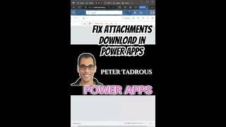 Fix Attachments Download in Power Apps #powerapps #powerplatform #sharepoint