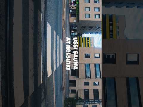 Pulled up to Uusi Sauna in Helsinki.