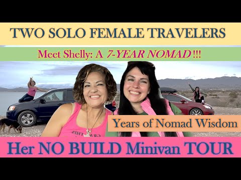 WISDOM from a 7-YEAR Nomad: Her No-Build MINIVAN TOUR & VanLife Q&A with Shelly