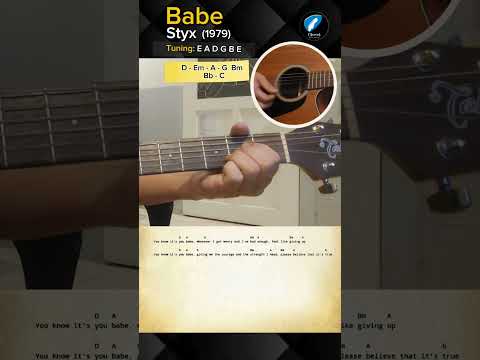 Babe Styx Guitar Lesson for Beginner 🎸 #guitar