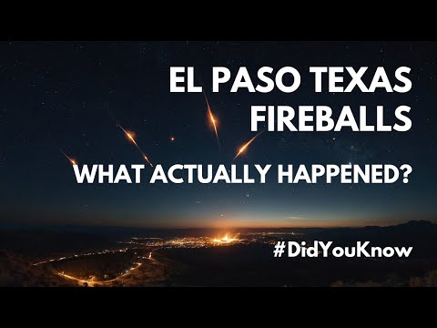 Mysterious Fireball Lights Up Skies from Texas to California | EL Paso Texas #DidYouKnow