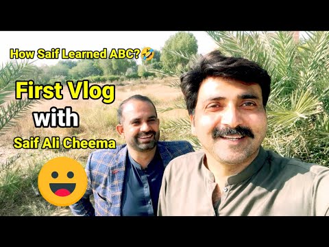 Vlog 01 with Saif Social Media influencer | How did He Learn ABC