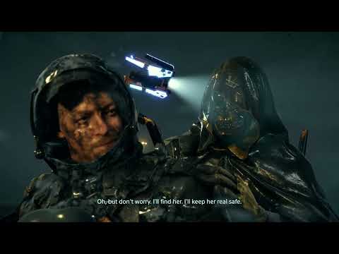 Encounter with Higgs in Port Knot City - Death Stranding Director's Cut