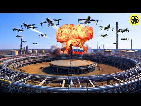 Ukraine Drone STRIKES $95M Russian Oil Refinery — Destroyed in Minutes!