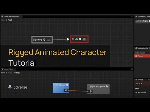 How to Create a Rigged, Animated Character in 3dverse | 3D Character Rigging Tutorial