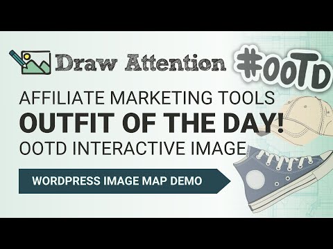 Outfit of the day interactive image tutorial | How to OOTD image map for affiliate links WordPress