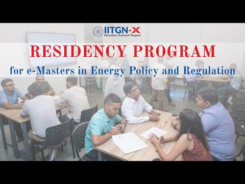 Residency Program for e-Masters in Energy Policy and Regulation