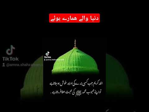 Aaqa ji # JB se thama Hy Daman aap ka #ye Dunia wale humare huwe hain