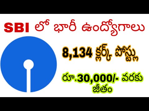 SBI recruitment 2020||new jobs in telugu ||jobs in india||government jobs||by new jobs mela