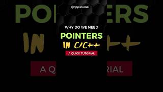 Why Pointers are used in C/C++ ? #cprogramming #cpp #cplusplus #dsa #coding #code #datastructures