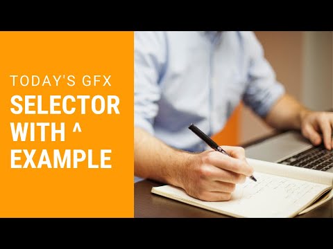 Selector with caret ( ^ ) with example - css selectors - TODAY's GFx
