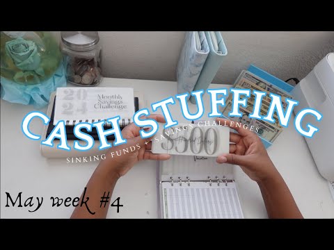 May week 4 Cash Stuffing  | 1780 #howtosavemoney #cashenvelopesystem