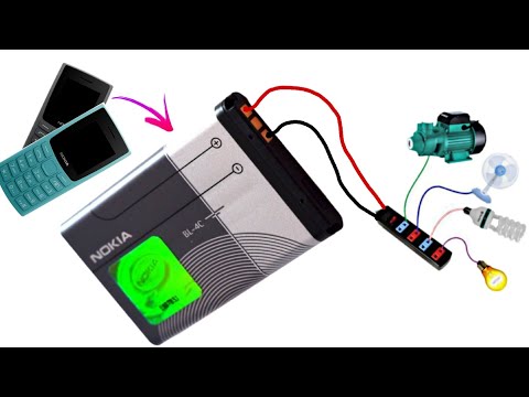 I Turn Old phone battery into a Free 220v Battery, Future battery